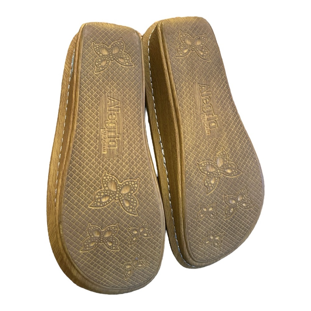Alegria Leather Sandals with Adjustable Straps Kendra Impressionista US 7-7.5 - Picture 5 of 13